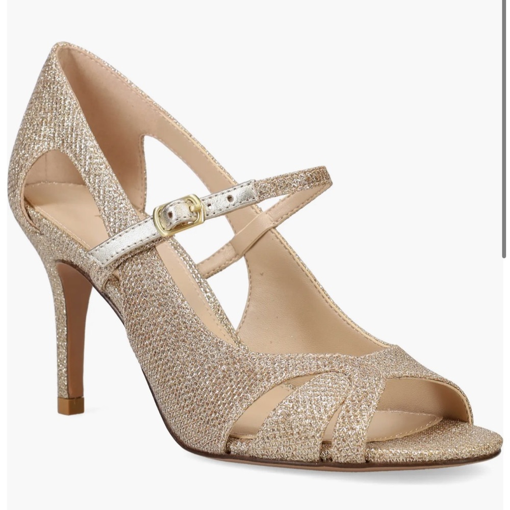 Elegant Gold Women's Heels